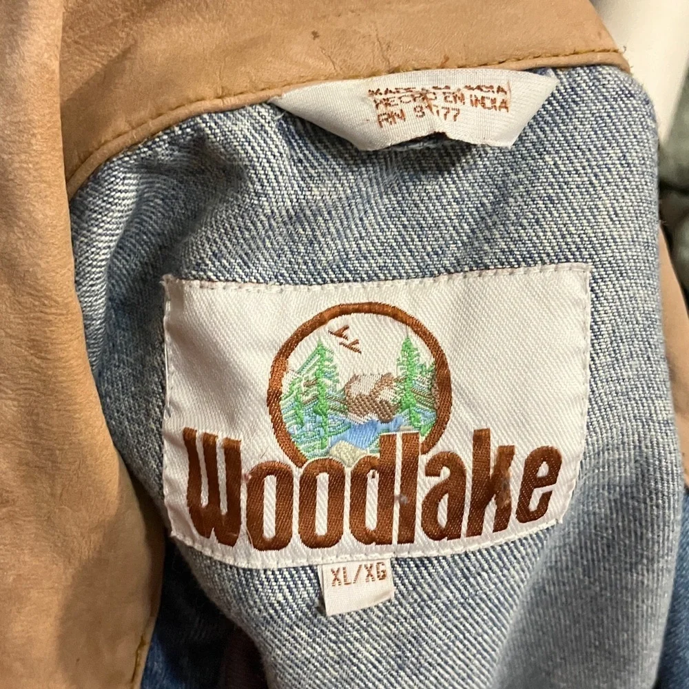 Vintage Woodlake men’s XL denim trucker jacket traditional western wear